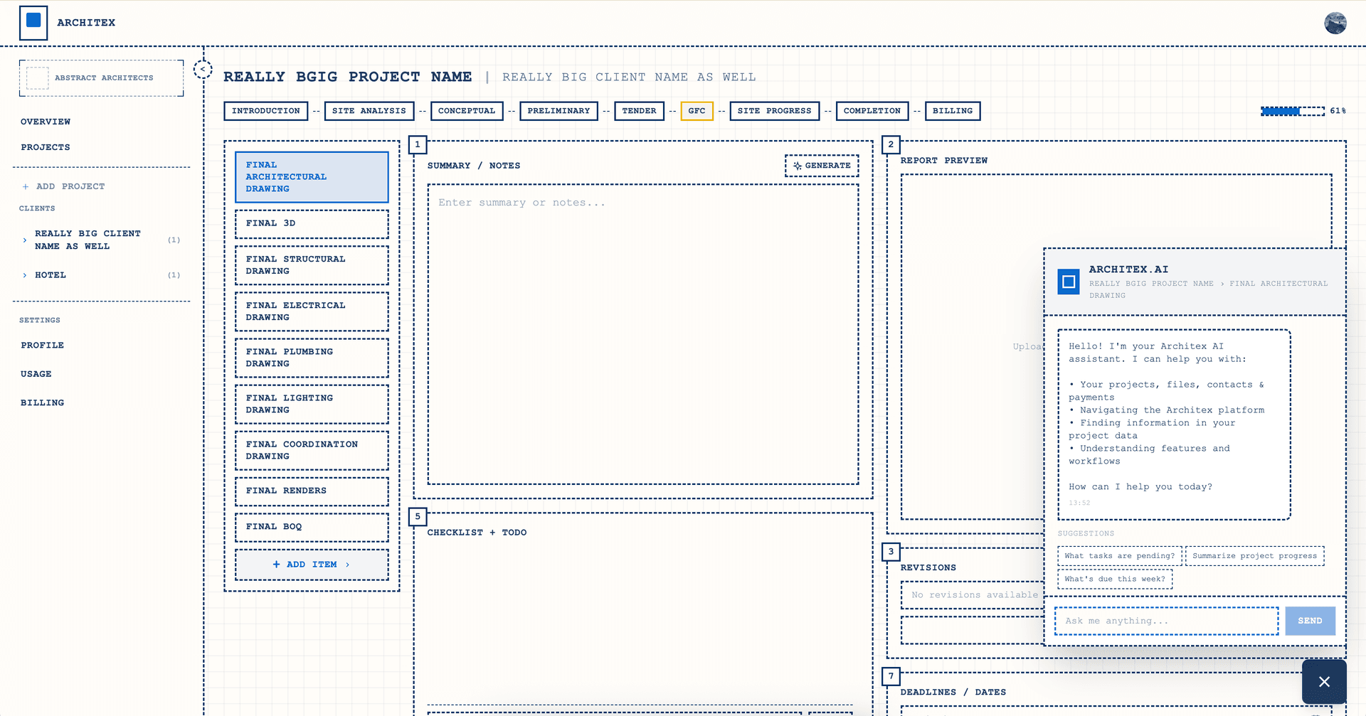 Current Architex Website